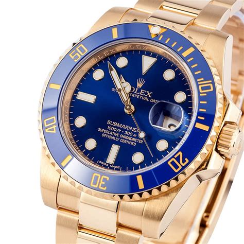 rolex 18k gold watch|Rolex submariner automatic 18k gold.